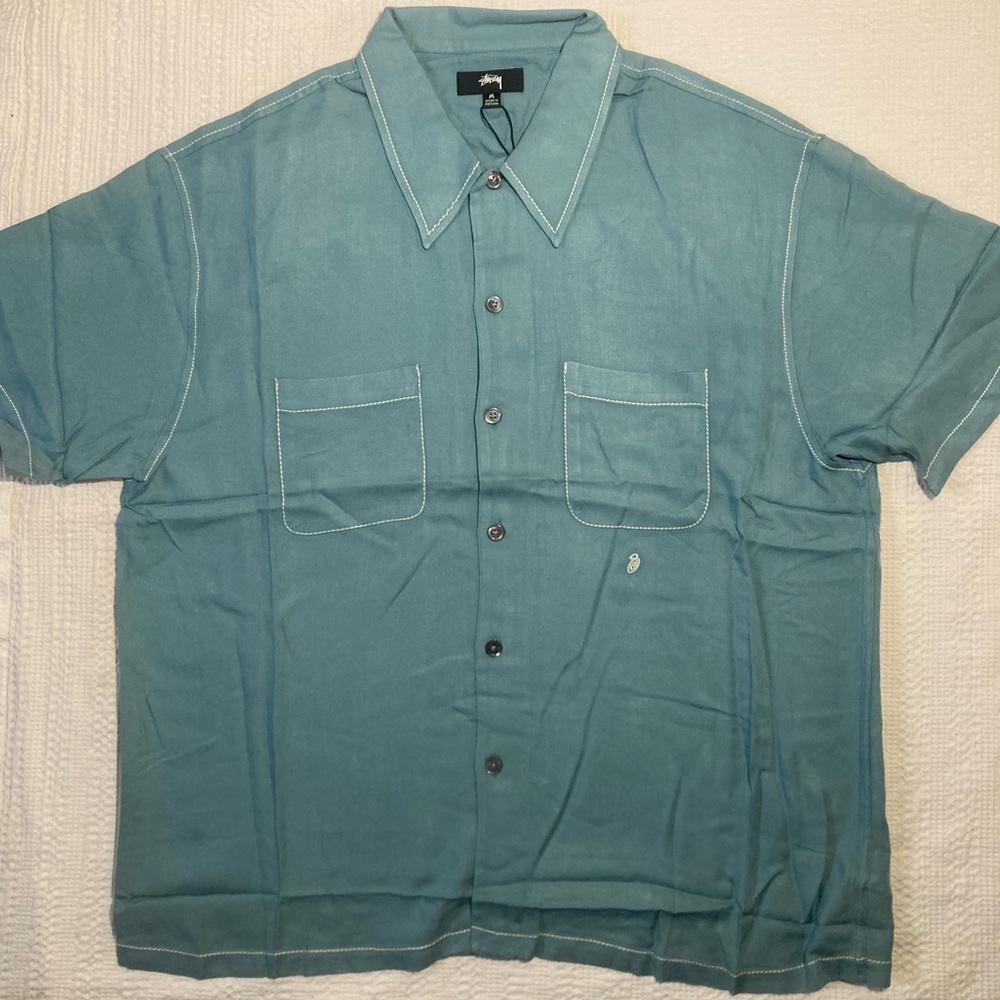 CONTRAST PICK STITCHED SHIRT